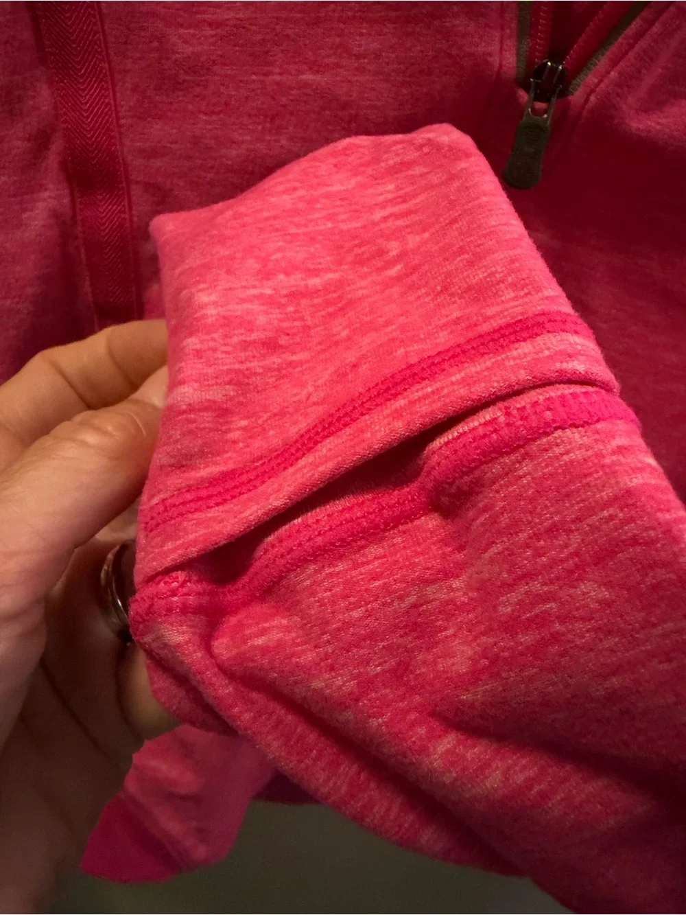 Lululemon Size 6 Pink Women's Half-Zip Hoodie Top